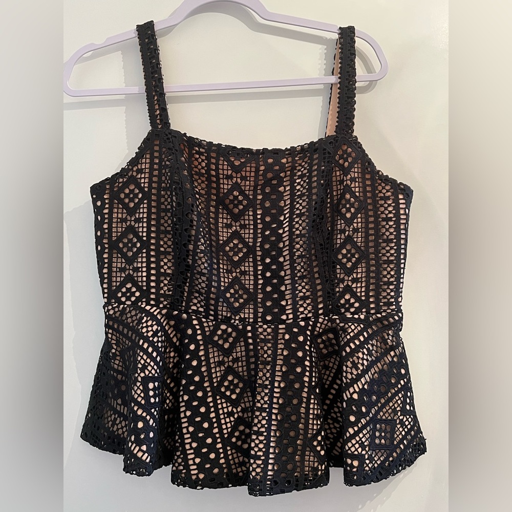 Endless Rose Lace Peplum Top